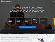 Tablet Screenshot of medbridgeeducation.com